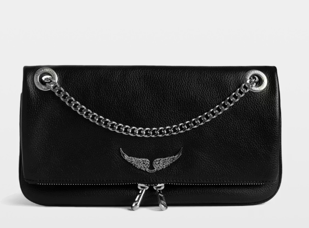 Bolso Rock II cuero negro